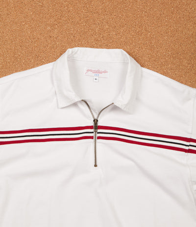 Yardsale Ribbed Polo Shirt - White