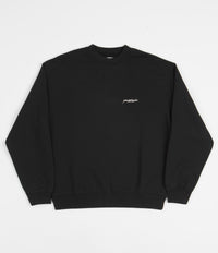 Yardsale Script Crewneck Sweatshirt in Black