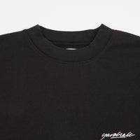 Yardsale Script Crewneck Sweatshirt in Black thumbnail