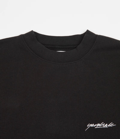 Yardsale Script Crewneck Sweatshirt in Black