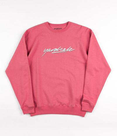 Yardsale Script Crewneck Sweatshirt - Coral Pink