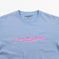 Yardsale Script Long Sleeve T-Shirt - Light Blue thumbnail