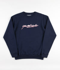 Yardsale Script Sweatshirt - Navy