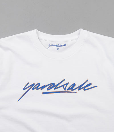 Yardsale Script T-Shirt - White
