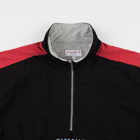 Yardsale Shell Quarterzip Pullover Jacket - Black thumbnail