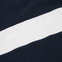 Yardsale Embossed Fleece Sweatshirt - Navy / Cream thumbnail
