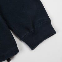 Yardsale Embossed Fleece Sweatshirt - Navy / Cream thumbnail