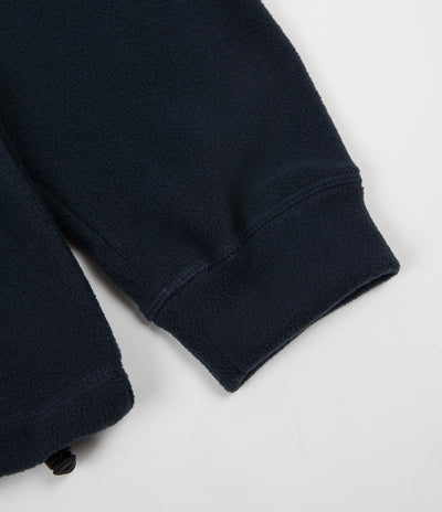 Yardsale Embossed Fleece Sweatshirt - Navy / Cream
