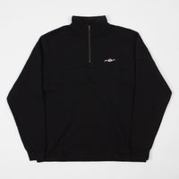 Yardsale Sun Script Quarter Zip Sweatshirt - Black thumbnail