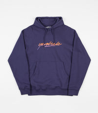 Yardsale Sunburn Script Hoodie - Indigo
