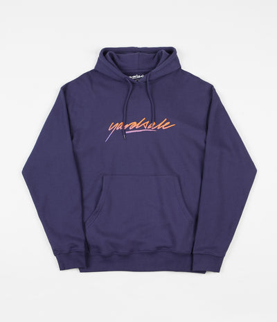 Yardsale Sunburn Script Hoodie - Indigo