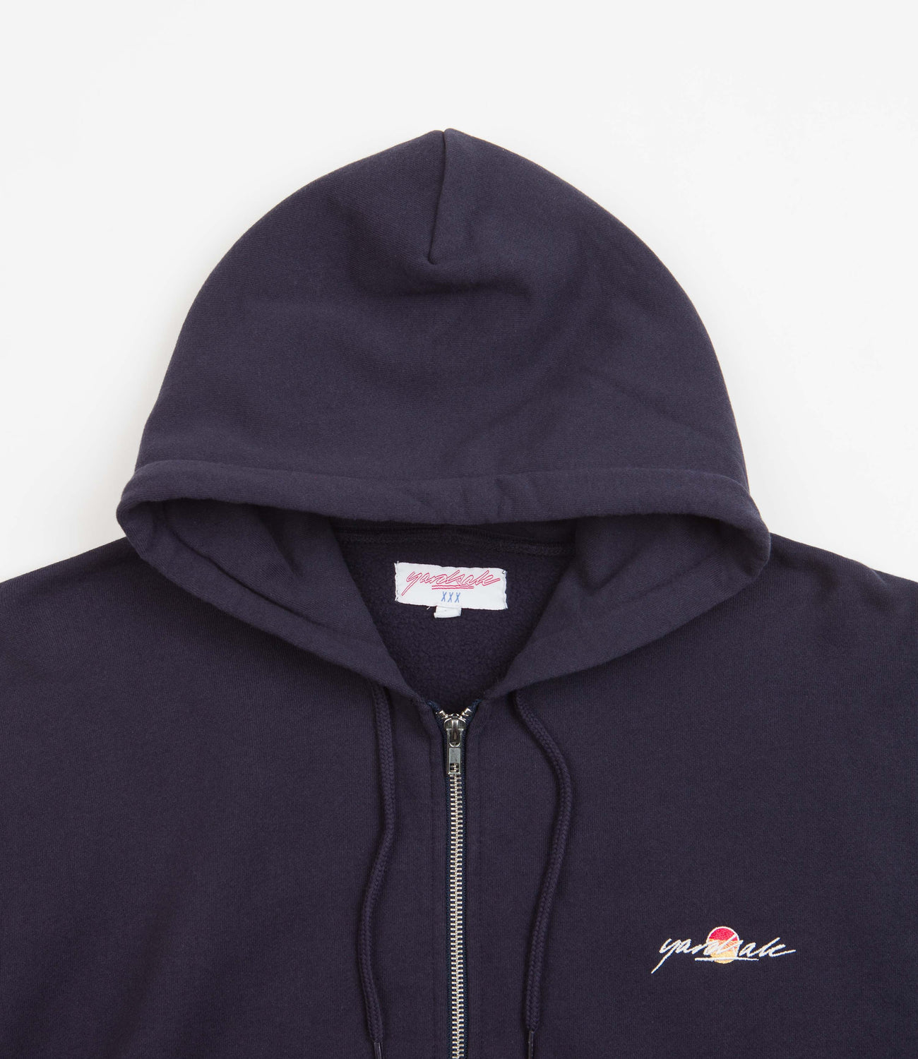 Yardsale Sunscript Full-Zip Hoodie - Navy | Flatspot