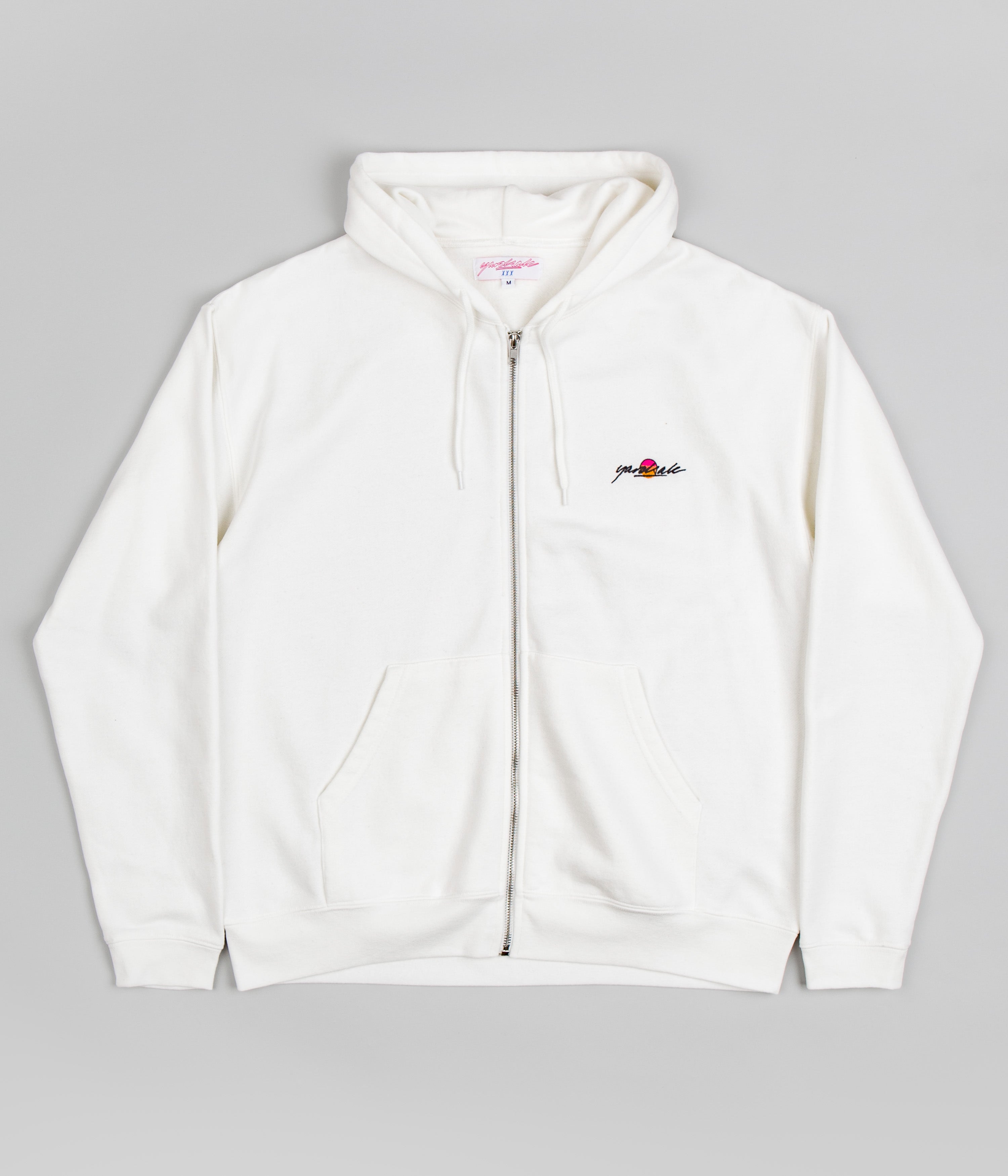 Yardsale Sunscript Full-Zip Hoodie - Off-White | Flatspot