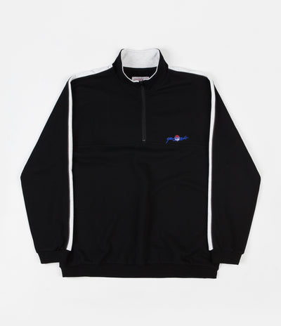 Yardsale Sunscript Quarter Zip Sweatshirt - Black