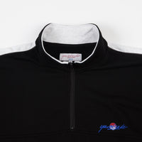 Yardsale Sunscript Quarter Zip Sweatshirt - Black thumbnail