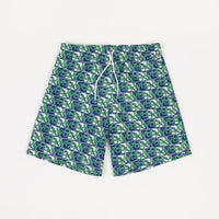 Yardsale Swim Shorts - Blue / White / Green thumbnail