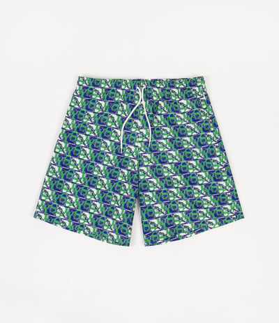 Yardsale Swim Shorts - Blue / White / Green