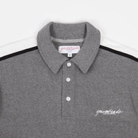 Yardsale V-Neck Polo Shirt - Grey thumbnail