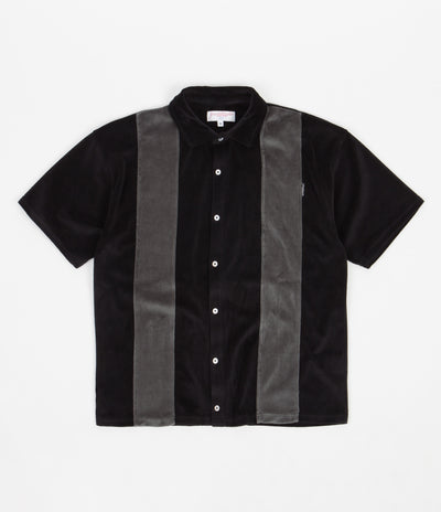 Yardsale Velour Club Shirt - Black / Grey