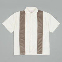 Yardsale Velour Club Shirt - Cream / Moss thumbnail