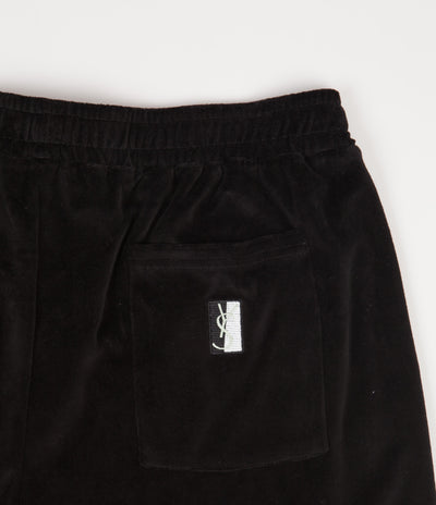Yardsale Velour Shorts - Black