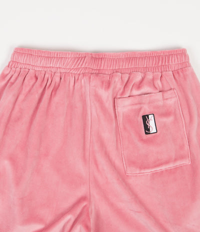 Yardsale Velour Shorts - Pink