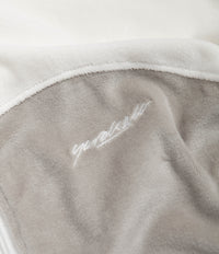 Yardsale Velour Track Jacket - Cream | Flatspot