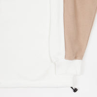 Yardsale YS 1/4 Zip Sweatshirt - Cream / Brown thumbnail