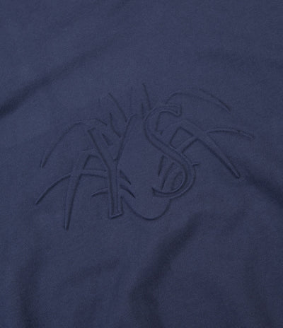 Yardsale YS Embossed Crewneck Sweatshirt - Stone Blue