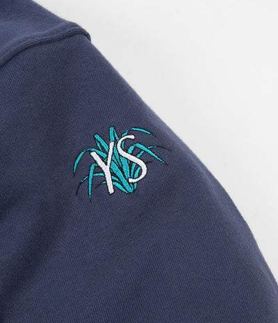 Yardsale YS Embossed Crewneck Sweatshirt - Stone Blue