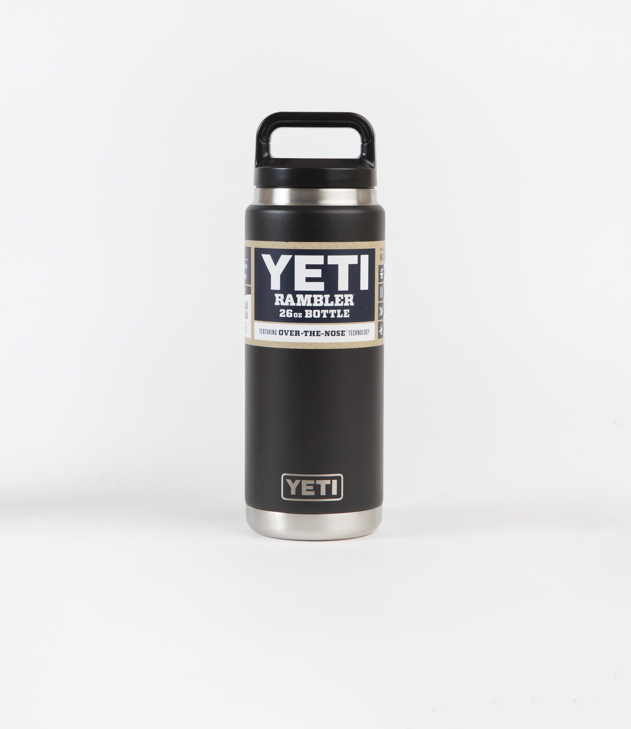 Yeti Rambler Bottle 26oz Black Flatspot